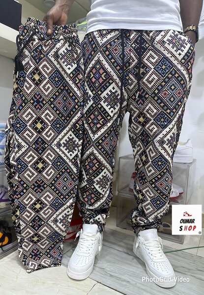Pantalons Ethniques à Motifs