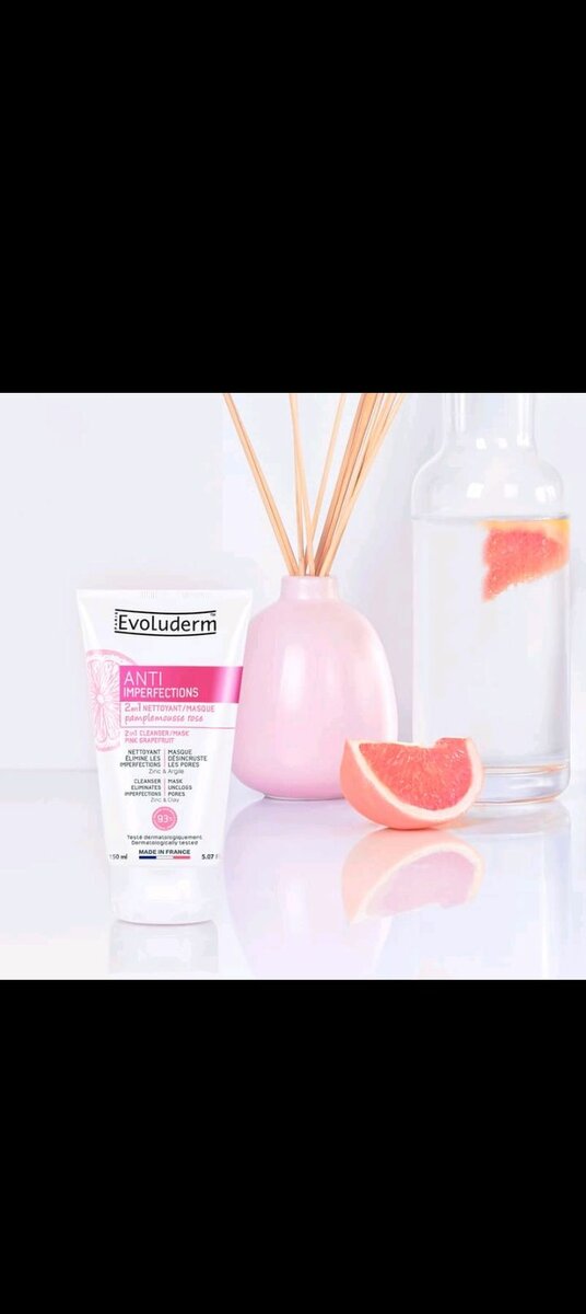 Evoluderme ANTI imperfections gel nettoyant exfoliant au pam