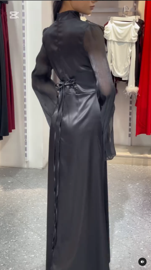 платье в длине макси