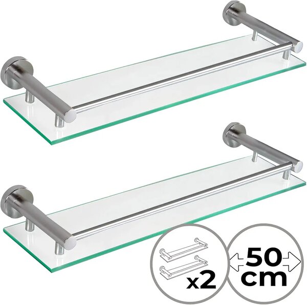 Modern Glass Bathroom Shelf