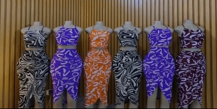 Tenue d'été imprimée