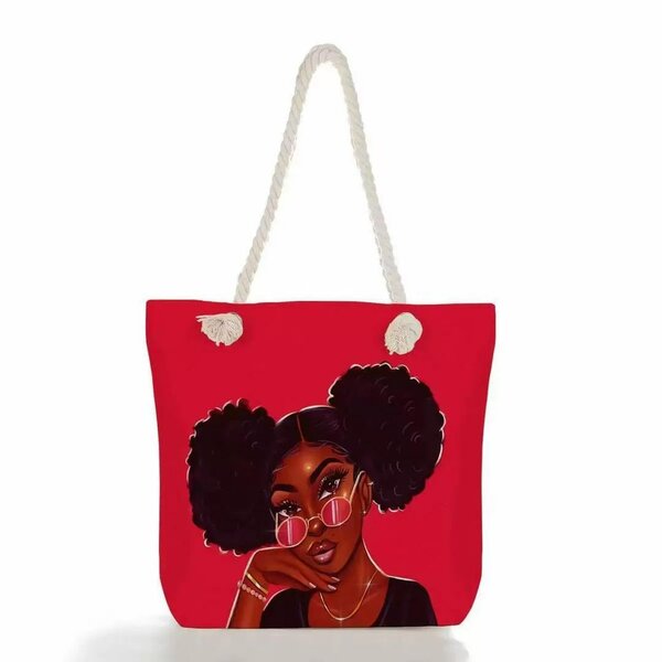 Sac à main illustré coloré