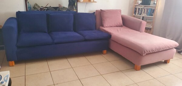 Large,DenseFoam-3seater(pillows&cushion+sleepercouch+ottoman