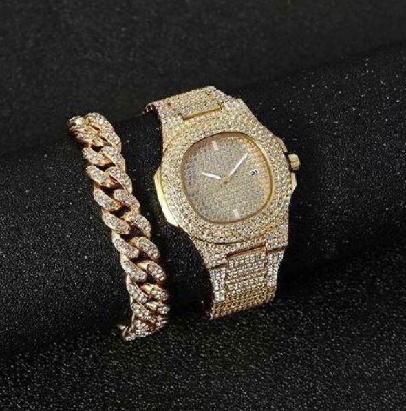 Montres élégantes bicolores