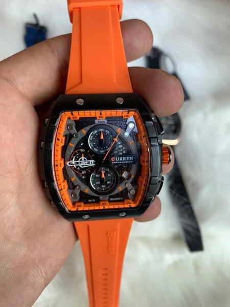 Montre Sport Chronographe Orange