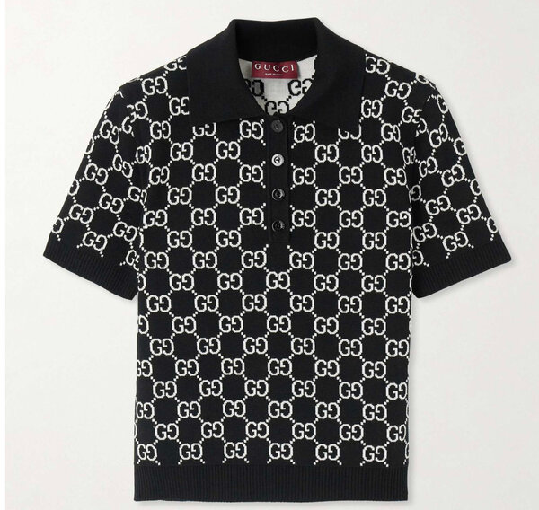 Polo Gucci Logo Noir