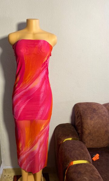 Robe chic rose