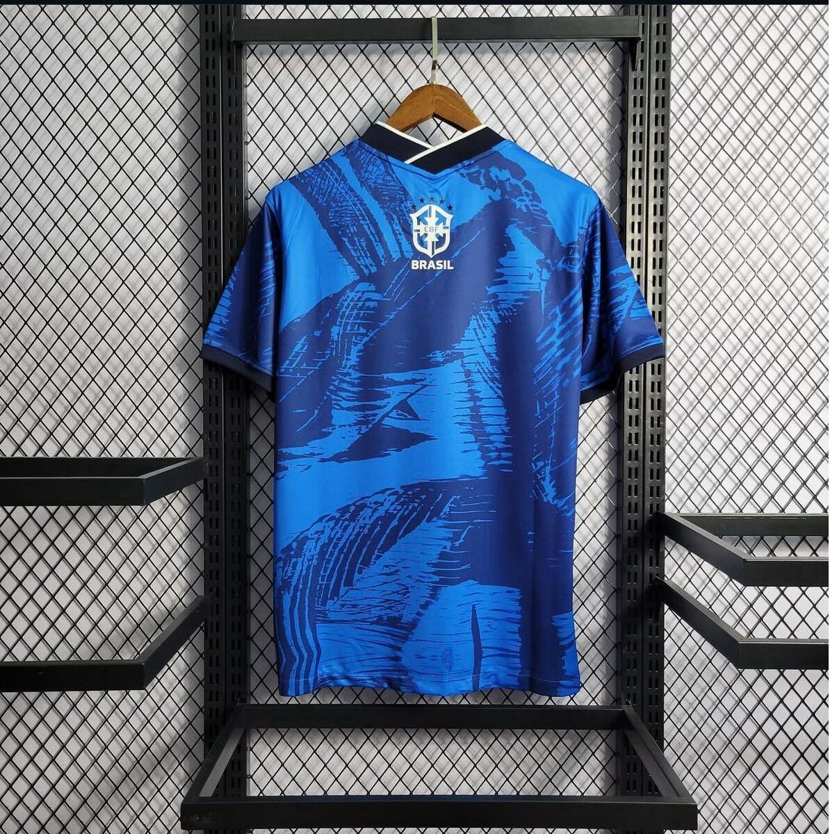 Maillot de foot Brésil bleu