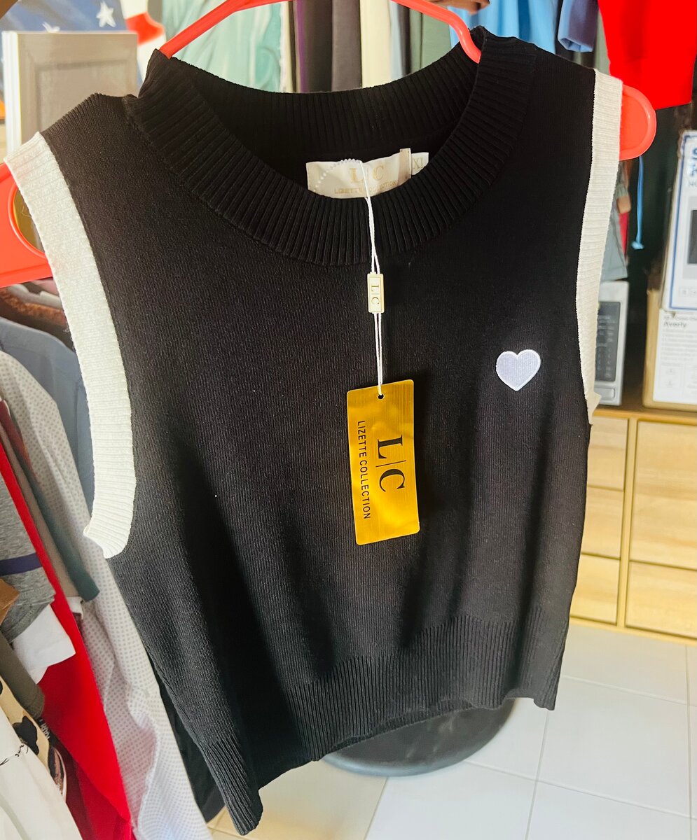 Débardeur Noir Chic