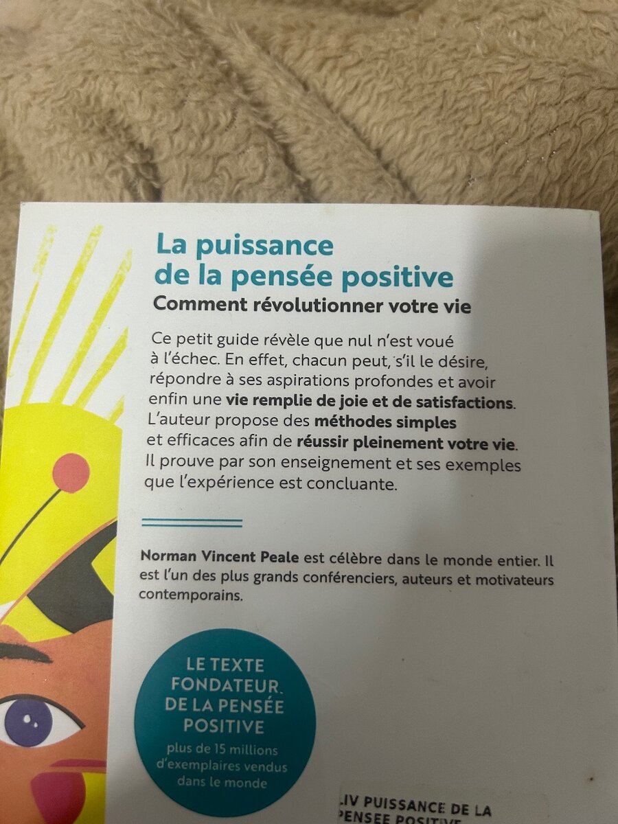 Livre : Le pouvoir de la pensée positive