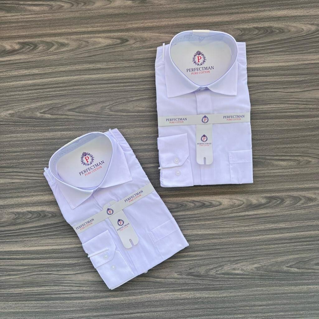 PERFECTMAN  PLAIN WHITE SHIRT