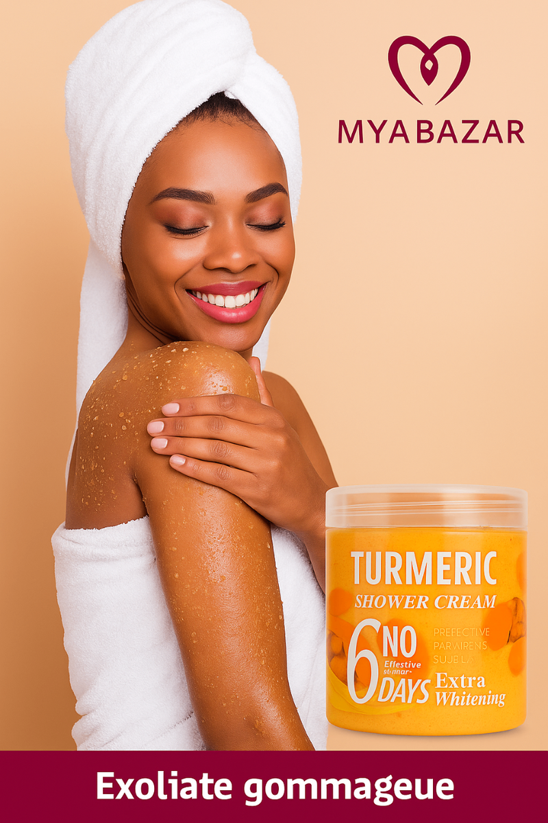 Gommage au sel et au curcuma