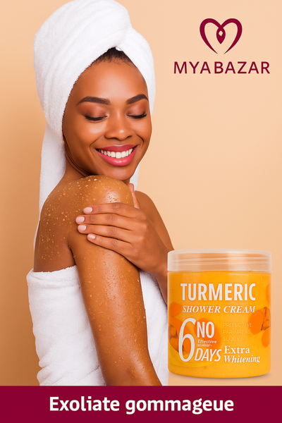 Gommage au sel et au curcuma