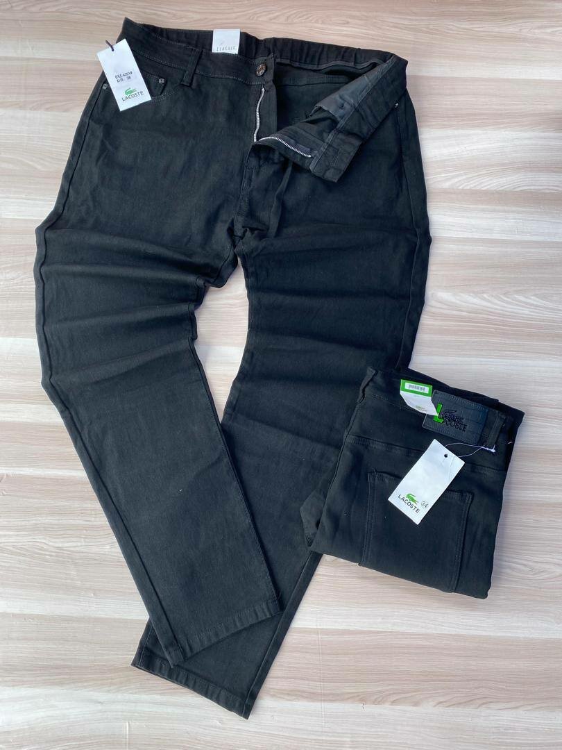 Quality black jeans trousers for men