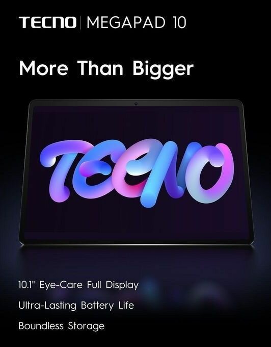 Tablette TECNO MegaPad 10.1"