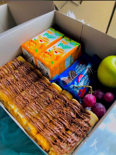 Boxe de crêpes au chocolat