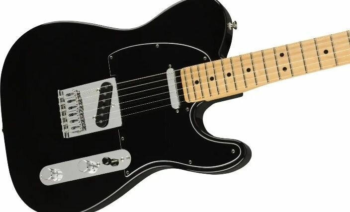 Guitare électrique Fender jaune et noir
