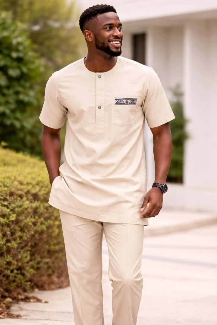 Ensemble africain élégant homme