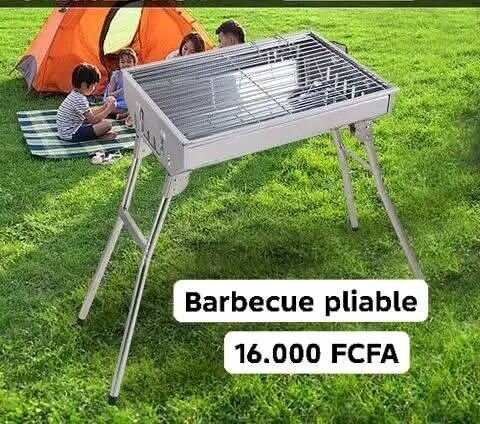 Barbecue pliable portable