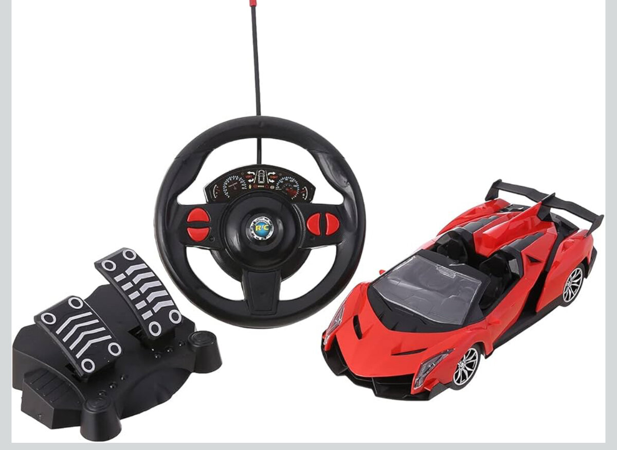 une voiture de sport commandé