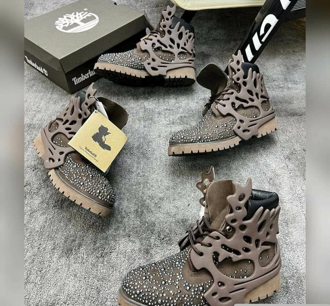 Boots en cuir design unique