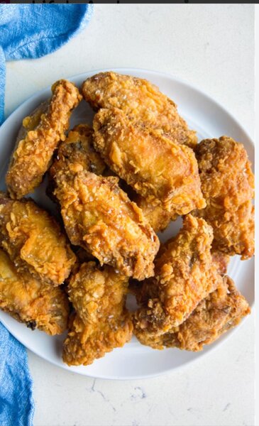 Crispy chicken wings