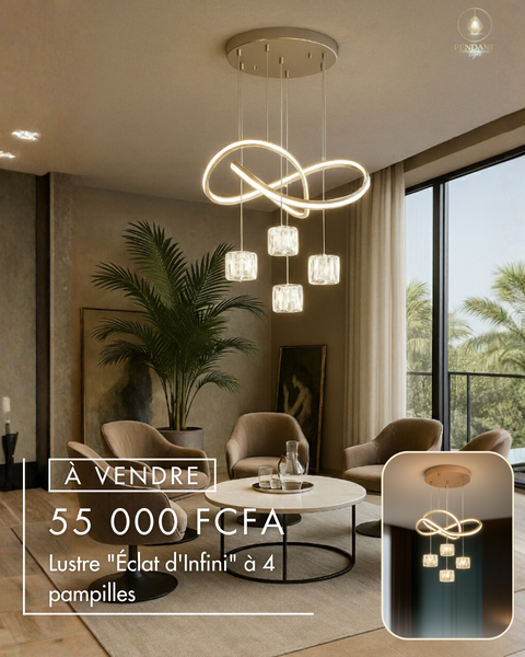 Lustre design à LED