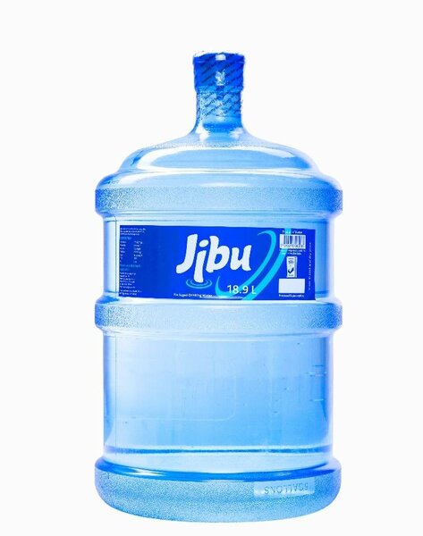 Purified water in dispenser bottles