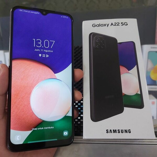 Galaxy A22 5G 256gb/8gb ram 2 sim in box 5000mAh capacity al