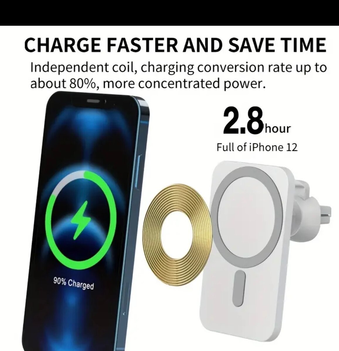 Car Magsafe Wireless Charger