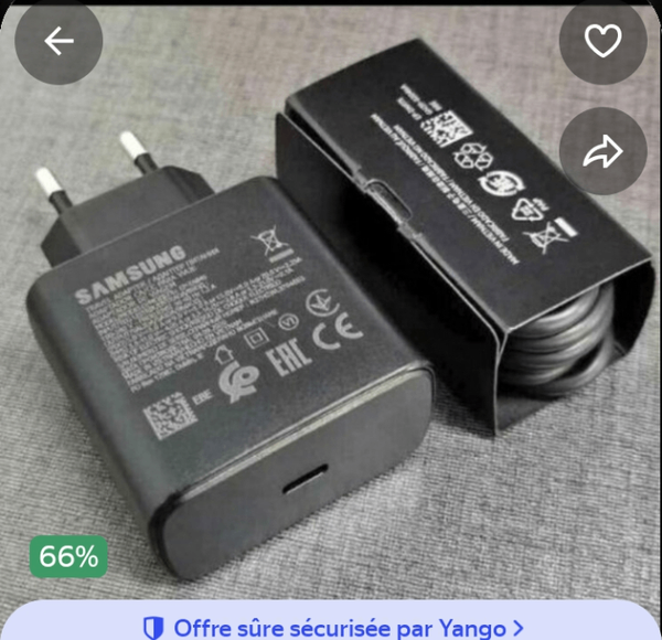 Chargeur Rapide Samsung USB-C