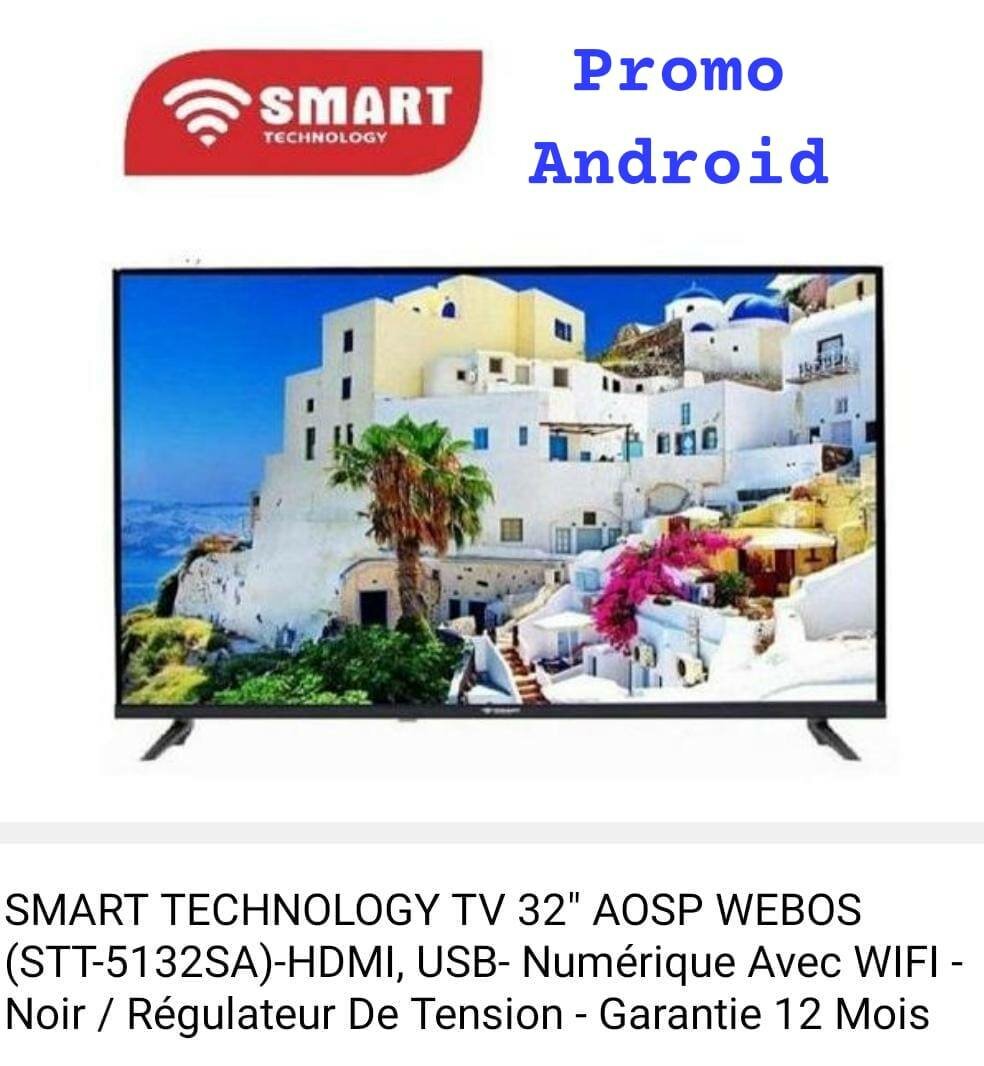 Smart TV 32" Android Wi-Fi
