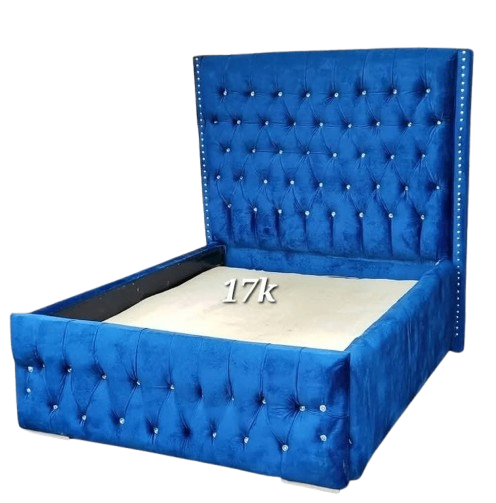 Lit en velours élégant