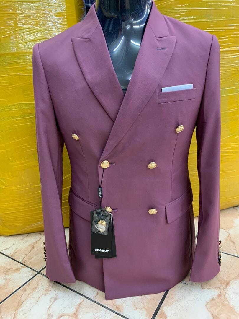 pink men's suit