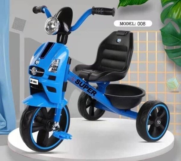 Tricycle enfant bleu