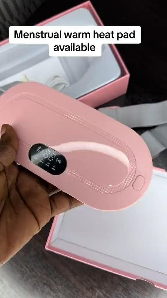 Ceinture chauffante menstruelle rose