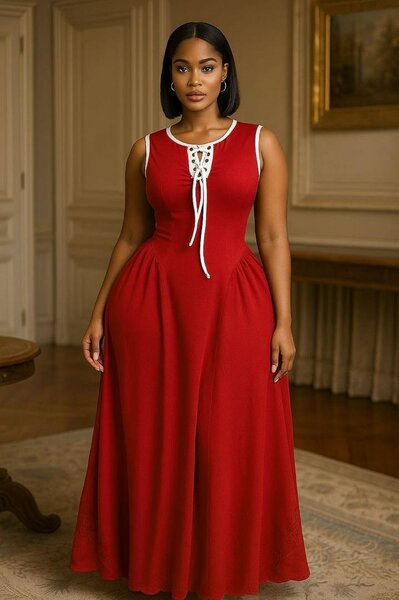 Robe longue élégante féminine