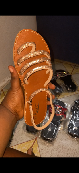 Sandales Chic à Paillettes
