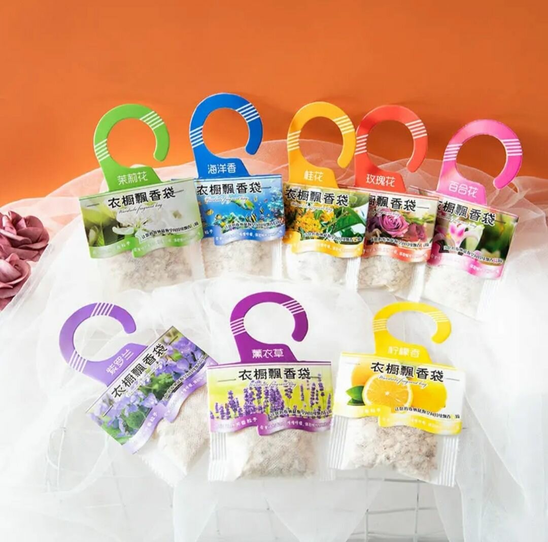 Clothes,wardrobe, shoes and cars freshner