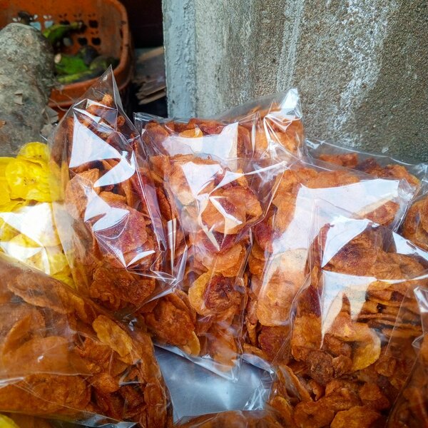 Chips de banane séchées croustillantes