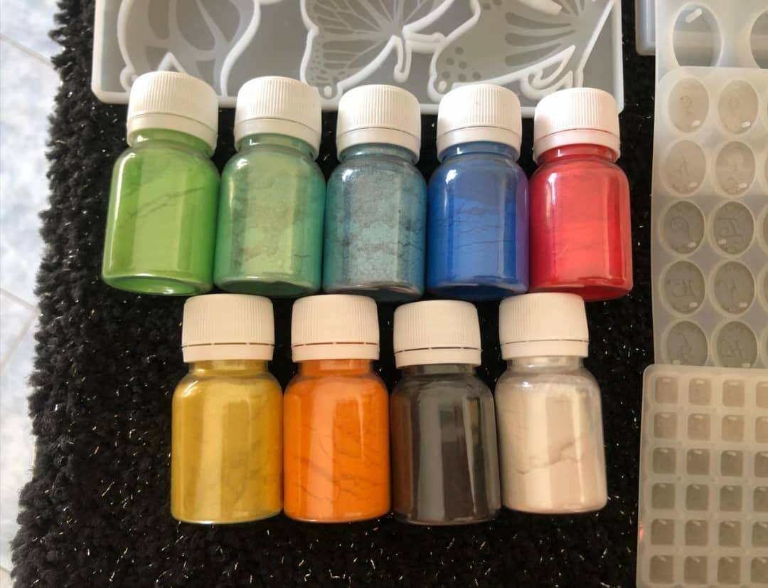 Pack de 6 Colorants Mica au Choix | EpoxyMarket