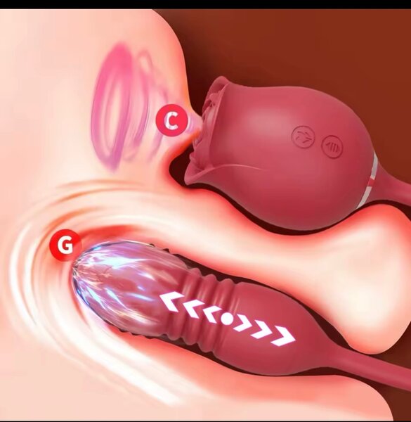 Vibromasseur Waterproof Rose