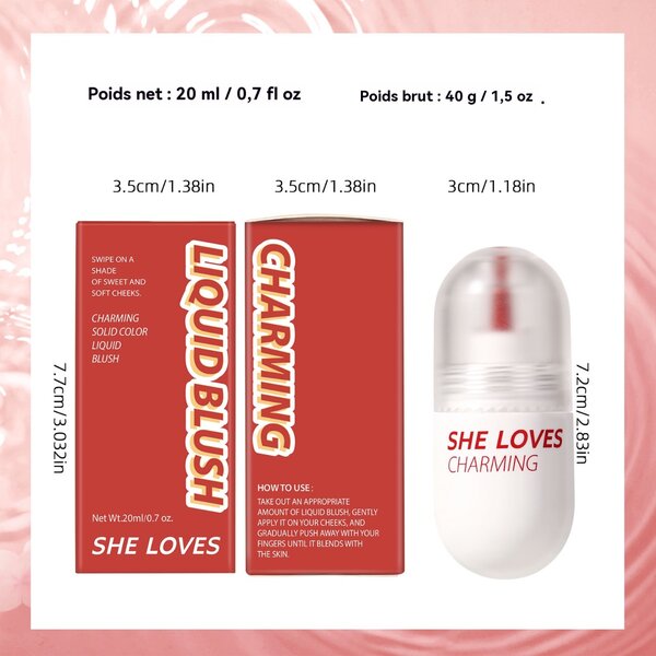 Charming liquid blush