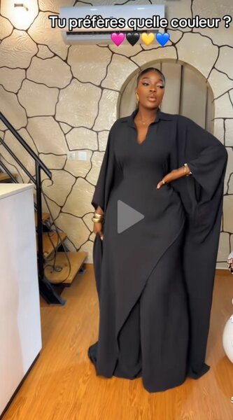 Combinaison longue fluide pour femme