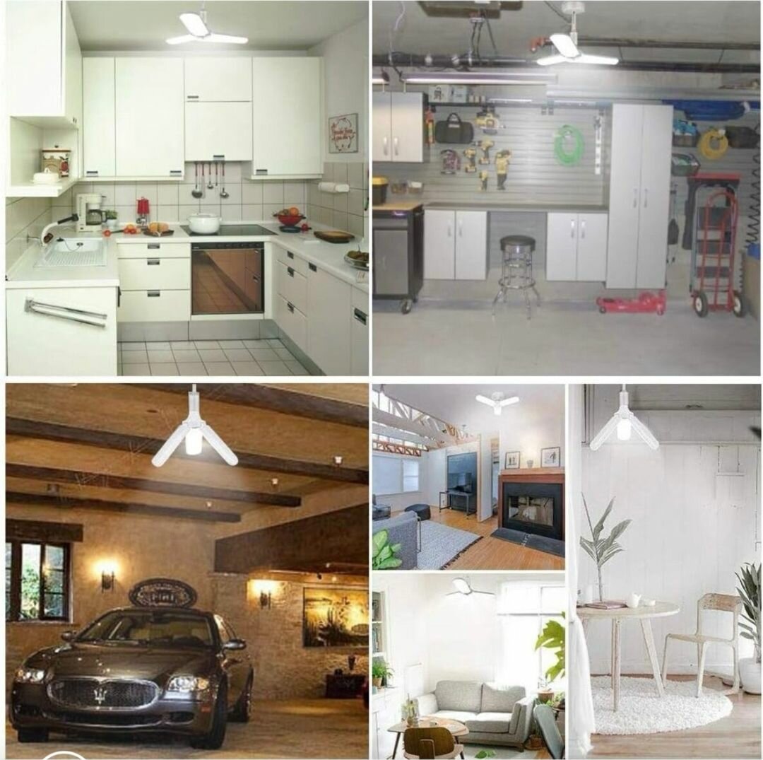 Ampoule LED à Lames Pliable