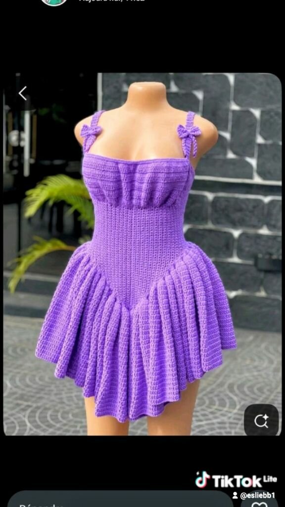 Robe crochet élégante