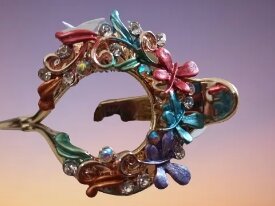LADIES AND GIRLS HAIR CATCHER WITH STONE AND FLOWER LATEST DESIGN