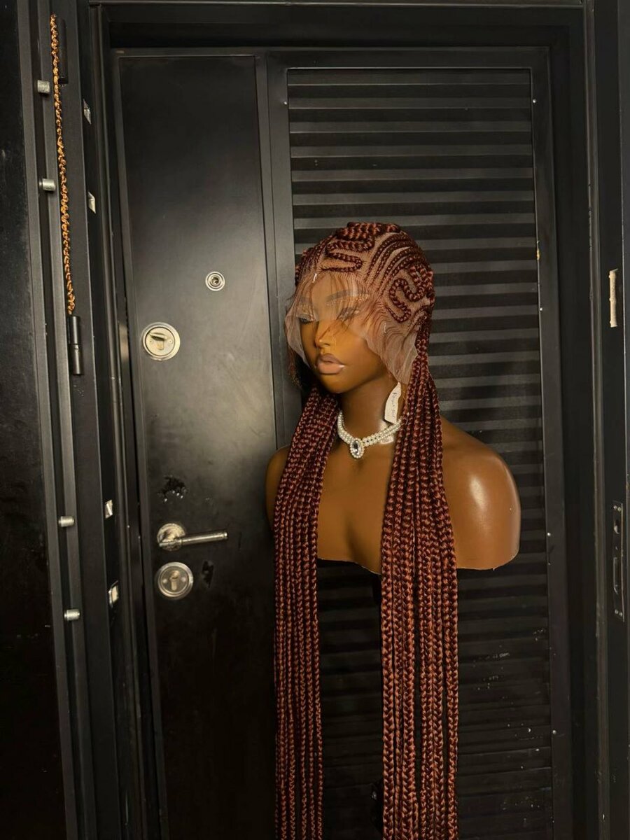 Perruque en tresse synthétique