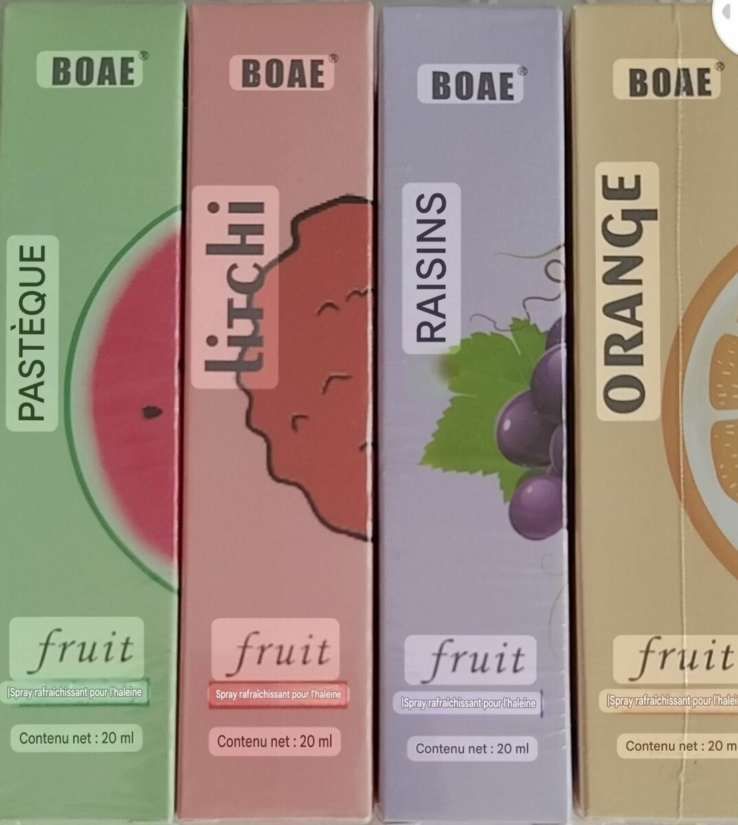 BOAE Spray rafraîchissant fruité