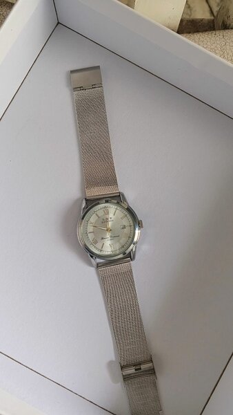 Montre élégante en acier inoxydable
